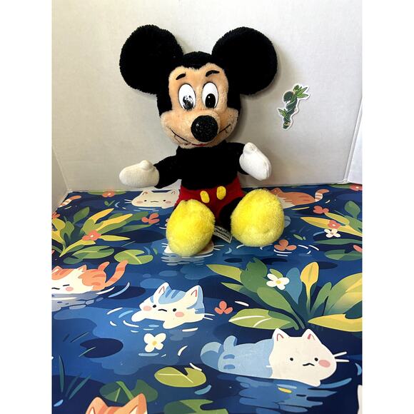 Vintage Disney Mickey Mouse Plush Stuffed Animal Toy Doll - Picture 1 of 12